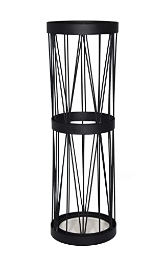 Mango Steam Pluvian™ Soakstone™ Umbrella Holder (Tall, Black) - color: Black, size: Tall Round
