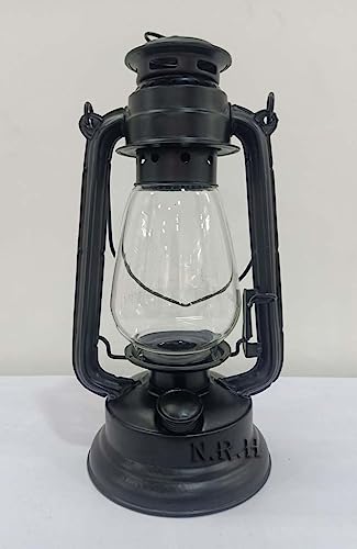 Outdoor Candle Lantern Decorative Hurricane Holder Patio Deck Indoor | Hurricane Lantern 12inch Black Lantern Original Version|