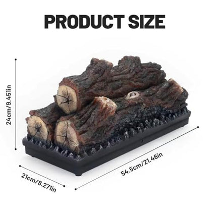 Electric Fireplace Logs Realistic Flame Effect Embedded Fireplace Flame Block 21.46 * 9.45 * 8.27 in USB Remotecontrol Fireplace Placement Not Emitting Heat - color: Extra Large