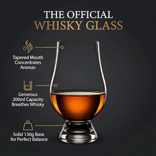 GLENCAIRN Whiskey Glass, Set of 4 in 4 Pack Gift Carton