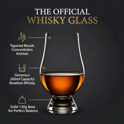 GLENCAIRN Whiskey Glass, Set of 4 in 4 Pack Gift Carton