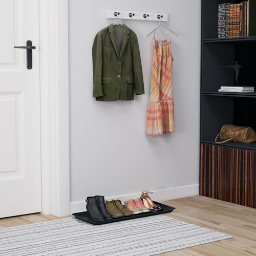 1 Pack Rubber Large Boot Tray for Entryway,Long Shoe Tray,Slim Boot Mat for Indoor and Outdoor Use, 16x40 in (Pack of 1) - size: 40" x 16" x 1.2"
