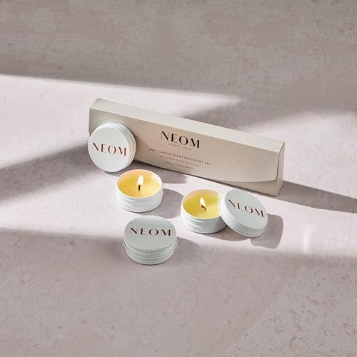 NEOM- Mini Candle Scent Discovery Set | x4 20g Mini Candles | 100% Natural Fragrance