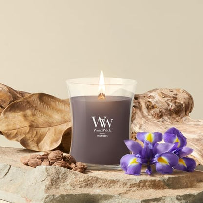 Woodwick Iris Woods Medium Hourglass Candle - color: Iris Woods, size: 9.7oz