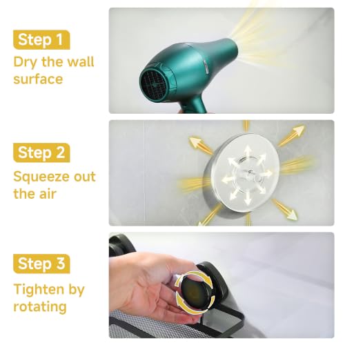 Taozun Paper Towel Holder Wall Mount Suction Cup Easy Install | 2-in-1 Shelf + Paper Towel Holder, Suction Cup No-Drill, Kitchen & Bathroom, Rustproof, Removable & Reusable - style: SP004-SC