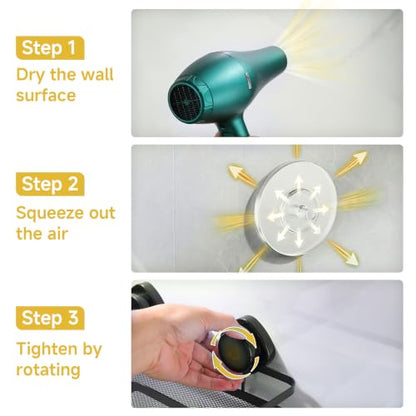 Taozun Paper Towel Holder Wall Mount Suction Cup Easy Install | 2-in-1 Shelf + Paper Towel Holder, Suction Cup No-Drill, Kitchen & Bathroom, Rustproof, Removable & Reusable - style: SP004-SC