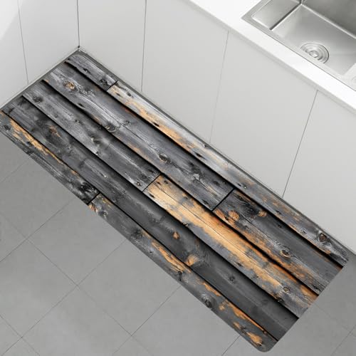 Non-Skid Low Pile Sponge Foam Door Entry Rug for Bathroom Mat | Separate Tub Shower Skid Proof, Home 3D Optical Illusion, Non Slip Bath Mats Welcome Mat, 47 x 17.5 inches - color: Multi16