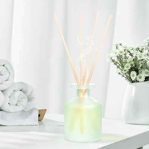 Reed Diffuser - Clean Linen 3.38oz (100ml) 2 Pack Essential Oil Reed Diffuser Set with 16 Sticks, Long Lasting Fragrance for Home, Bathroom, Bedroom, Room, Decor - size: 3.38 oz/2 pack