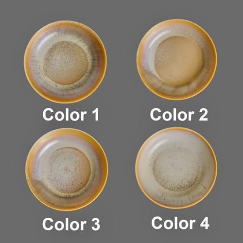 30oz Ceramic bowls set of 4-8" serving bowls for Kitchen,Pasta,Salad-Dishwasher & Microwave Safe Perfect for Housewarming, Thanksgiving, Christmas-Reactive Glaze Cappuccino - color: Reactive Glaze Cappuccino