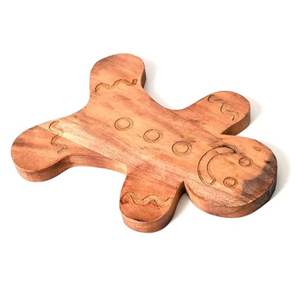 Sophia Art 100% Acacia Wooden Chopping Board, Butcher Block for Vegetables, Cafe and Restaurant, Serving Board,Charcuterie Board Cutting Board, Brown (Ginger Bread Board, 13.5"L x 10.75"W) - color: Ginger Bread Board, 15"L x 7"W