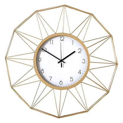 Wall Clocks Iron Wall Clock Metal Wall Decorative Centerpiece Weddings Home Office for Living Room Kitchen Bedroom Wall Decoration