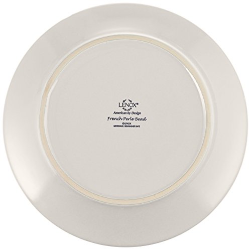 Lenox White French Perle Groove Dessert Plate, 1.13 LB - style: Dessert Plate