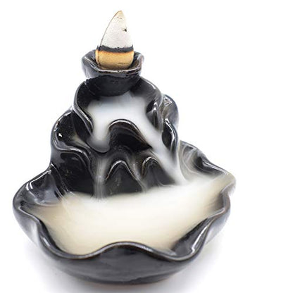 Incense Burner, Ceramic Backflow Incense Holder, Home Decor Aromatherapy Ornament