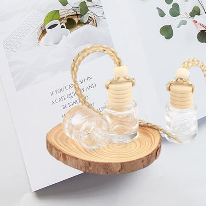 8ml 20pcs pack glass bottles for car reed diffuser perfumes (8ml, CYLINDRICAL) - color: CYLINDRICAL