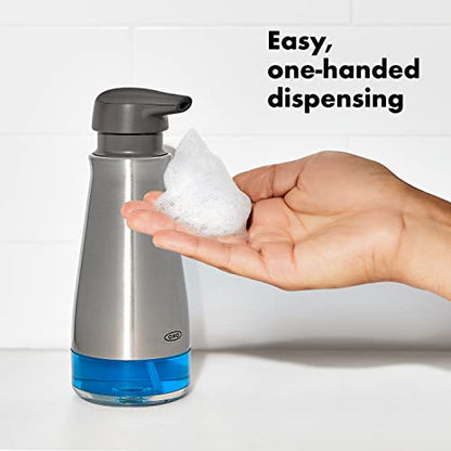 OXO Good Grips Foaming Soap Dispenser - color: Stainless Steel, style: Foam Soap Dispenser