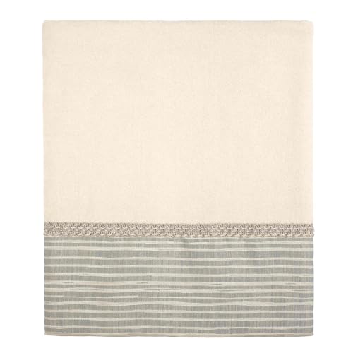 Avanti Linens - Bath Towel, Soft & Absorbent Cotton Towel (Weston Collection, Ivory) - color: Ivory, size: Bath Towel