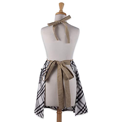 DII Home Sweet Farmhouse Kitchen Collection, Apron, Black - color: Black, size: Apron