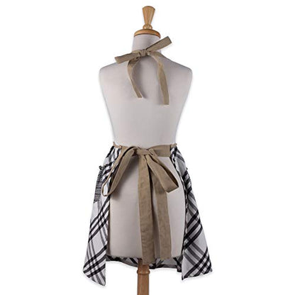 DII Home Sweet Farmhouse Kitchen Collection, Apron, Black - color: Black, size: Apron
