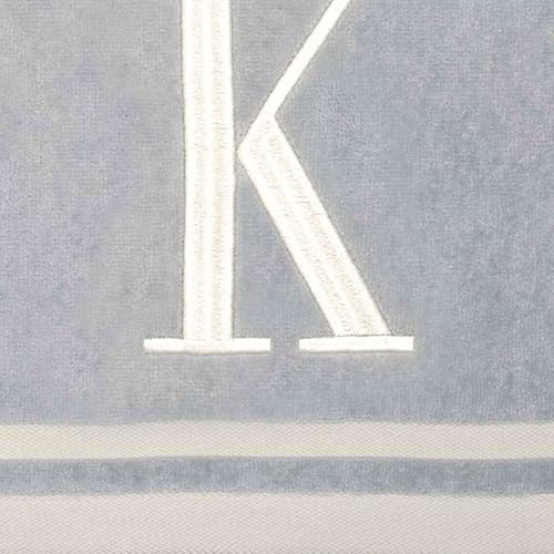 Avanti Linens - Cotton Towel Set, 5 Pack, Embroidered, Monogram K - style: K