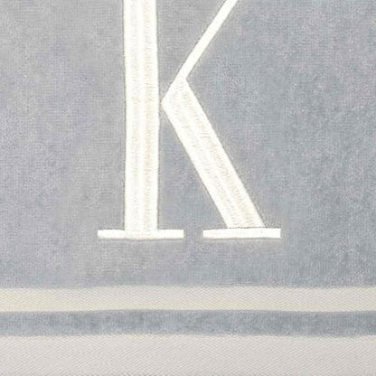 Avanti Linens - Cotton Towel Set, 5 Pack, Embroidered, Monogram K - style: K