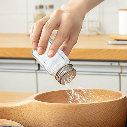 1st Choice Salt and Pepper Shakers with Stainless Tops Set of 2 (Paneled Shakers) - style: Paneled Shakers