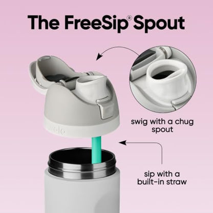 Owala FreeSip Stainless Steel Water Bottle 24 oz Dreamy Field - color: Dreamy Field, size: 24 Ounces