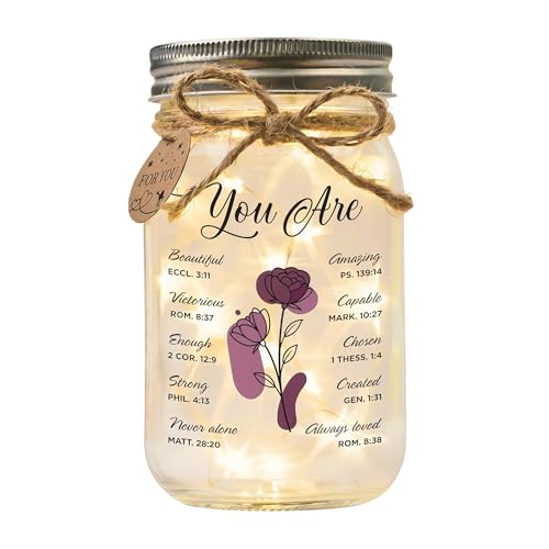 Solmay Christian Gifts for Women, Inspirational Faith Keepsake | Religious birthday or graduation present for a best friend, filled with quotes for encouragement through a new chapter - color: You are