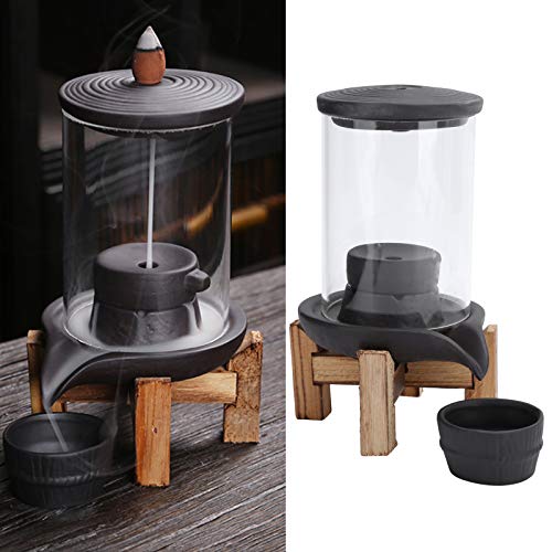 Incense Burner Smoke Backflow Incense Holder Living Room Decor Feng Shui Decoration Waterfall Backflow Incense for Ornament Zen Decor Home Decor Room