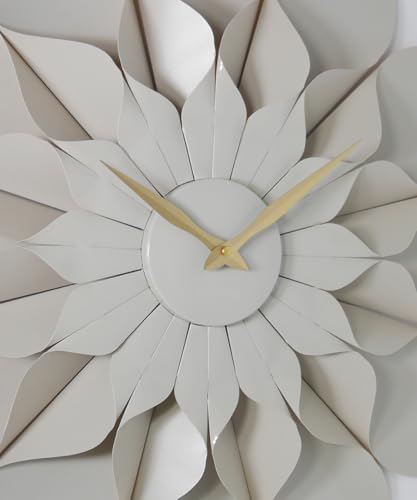 ARCHI Floro - The Blooming Elegance Grey Flower Wall Clock