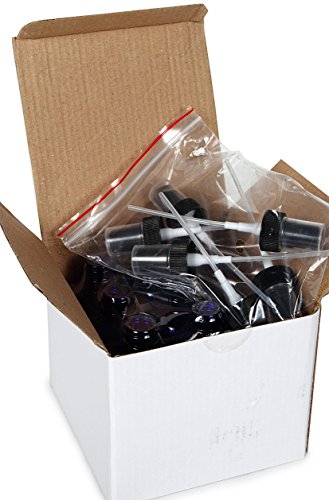 Vivaplex 6, Cobalt Blue, 2 oz Glass Bottles, with Black Fine Mist Sprayers