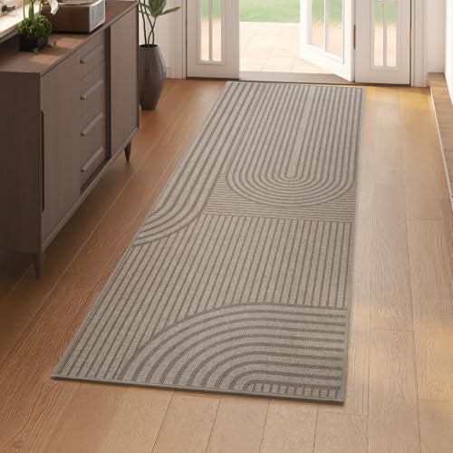 Door Mat Indoor Entrance Front Entry Mat,24''x71'',Brown | Absorbent Dirt Resist Non Slip Indoor Low-Profile Welcome Mats Doormat for Kitchen,Hallway,Laundry Room - color: A Mountain Brown, size: 24'' x 71''