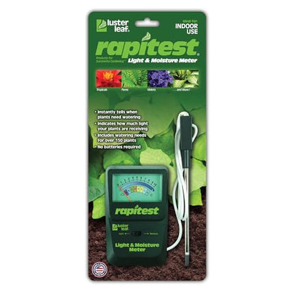 Luster Leaf JEN-639 Rapitest Moisture and Light Combo Meter
