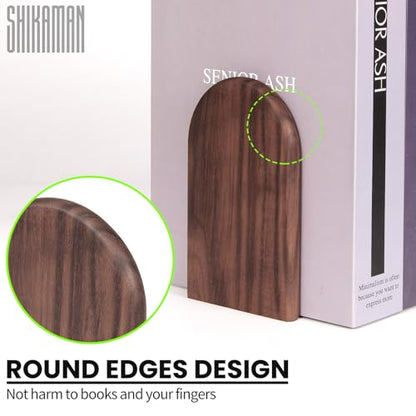 Book Ends,Bookends Wood Book Ends Universal Economy Bookend (8, Medium)