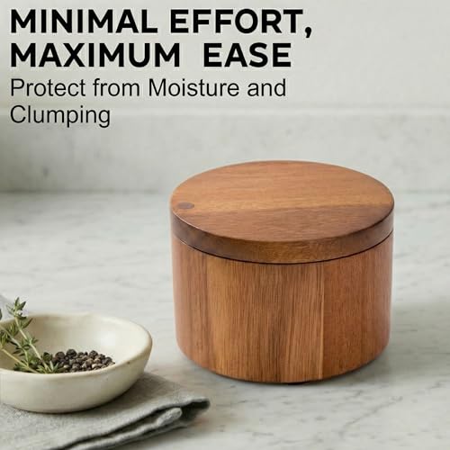 Salt Cellar with Lid and Spoon