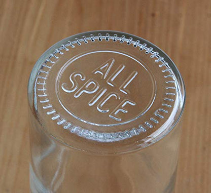 3” Glass Spice Jars 3 fluid ounces- 18 pack - size: 3oz Jars