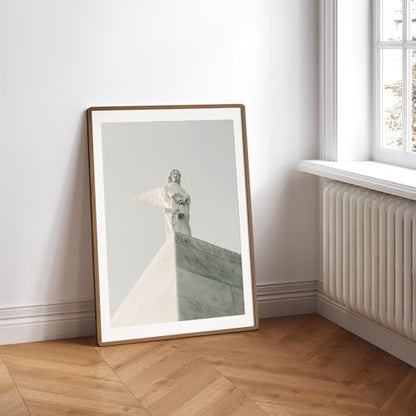 24x36 Poster Frame | Solid Oak Wood 24 x 36 Picture Frame | 24x36 Poster Frame With Mat For 20x30 | Tempered Glass And Hanging Hardware Included | 36 By 24 Photo Frame Wood (Walnut, 1 Pack) - color: Walnut, size: 24''x36''-1P