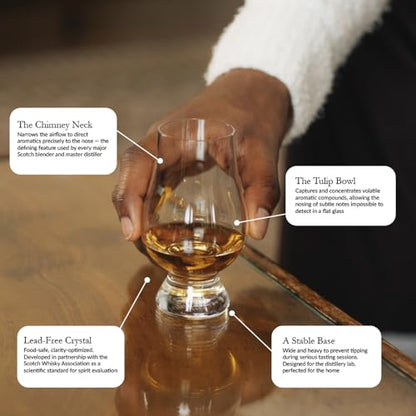 GLENCAIRN Whiskey Glass, Set of 4 in 4 Pack Gift Carton