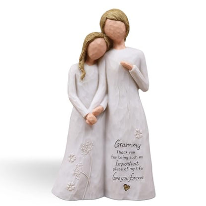 Grammy Gifts for Grandma, Gifts for Grammy, Grammie Gift Figurine | Birthday Gifts for Grammy,Grammy Gifts Ideas for Christmas Mothers Day,Hand-Painted Resin Statue - style: Grammy gifts