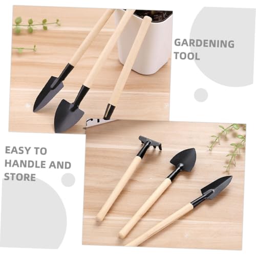 VALICLUD 9pcs Mini Garden Tool Set Rake, Trowel, and Shovel for Transplanting, Cultivating, and Potted Plants – Small Handheld Gardening Tools for Bonsai, Succulents, and Indoor Plant Care