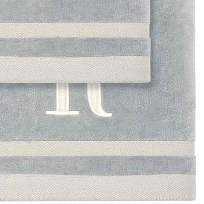 Avanti Linens - Towel Set, Soft & Absorbent Cotton, Embroidered Bathroom Decor, Set of 5 (Monogram Collection, Initial R) - style: R