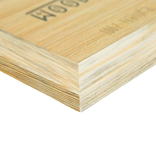 Rustic Wooden Square Picture Frames 4x4 - Set of 2-100% Natural Solid Eco Wood with Real Glass for Wall Mounting and Tabletop Display Unfinished Photo Frame - color: Natural