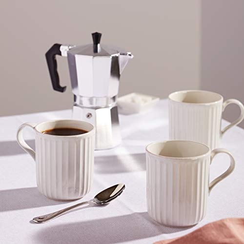 Lenox 893549 French Perle Scallop 4-Piece Mug Set - style: Mugs, Set of 4