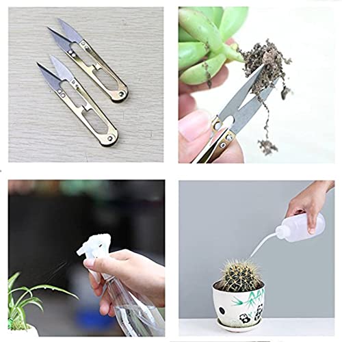 14Pcs Mini Bonsai Tools Set Gardening Transplanting Tools Succulent Plant Tools Set for Shovel Operation Convenient Indoor and Outdoor Small Fairyland Garden Plant Care