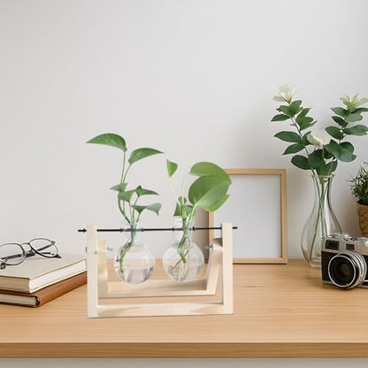 10pcs Plant Propagation Stations Rack - Tabletop Plant Terrarium Hanger Rod - Replacement Hydroponic Water Vase Stand for Home Office 30cm - size: 30.00X0.50X0.50CM