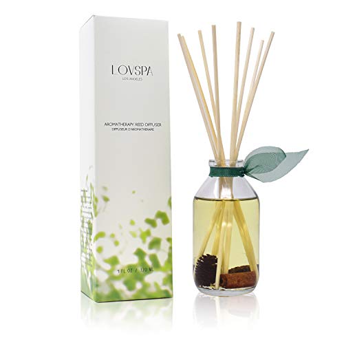 Reed Diffuser Set - Cinnamon Pine Cones Scented Diffuser with Sticks | Holiday Home Fragrance Reed Diffuser for Bedroom, Bathroom Shelf Décor, Real Pinecones + Cinnamon in the Bottle - USA Made - color: Cinnamon Pine Cones