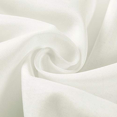 Bailarina Cloth Napkins Set of 80,17x17 inches Dinner Napkins Cloth Washable,Polyester Square Table Cloth Napkin Bulk with Hemmed Edges Ideal for Banquets, Parties and Weddings-Ivory - color: Ivory