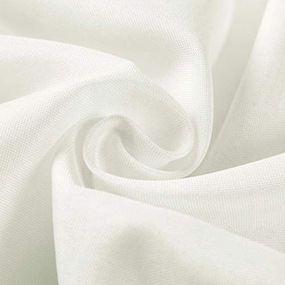 Bailarina Cloth Napkins Set of 80,17x17 inches Dinner Napkins Cloth Washable,Polyester Square Table Cloth Napkin Bulk with Hemmed Edges Ideal for Banquets, Parties and Weddings-Ivory - color: Ivory