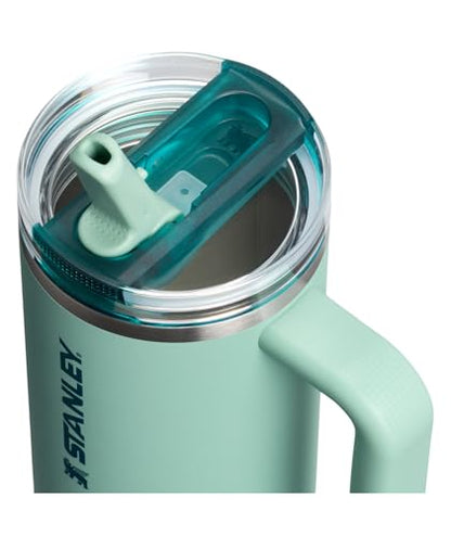 STANLEY Quencher ProTour Flipstraw Tumbler, 30 oz, Spring Green | Built-In Straw & Handle | Cupholder Compatible for Travel | Leakproof Insulated Stainless Steel Cup | BPA-Free - color: Spring Green, size: 30 Ounces