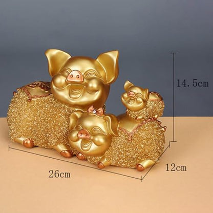 Figurine Ceramic Statue Animal Desktop Figurine Resin Ornament Vivid Artistic Table Cabinet Decor Suitable for Gift Giving Home Decoration O