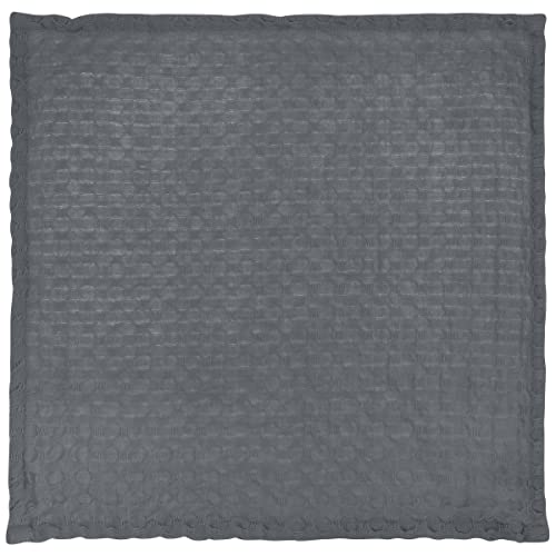 Karma Waffle Weave Dishcloth Set/Holder Home - color: Grey Home